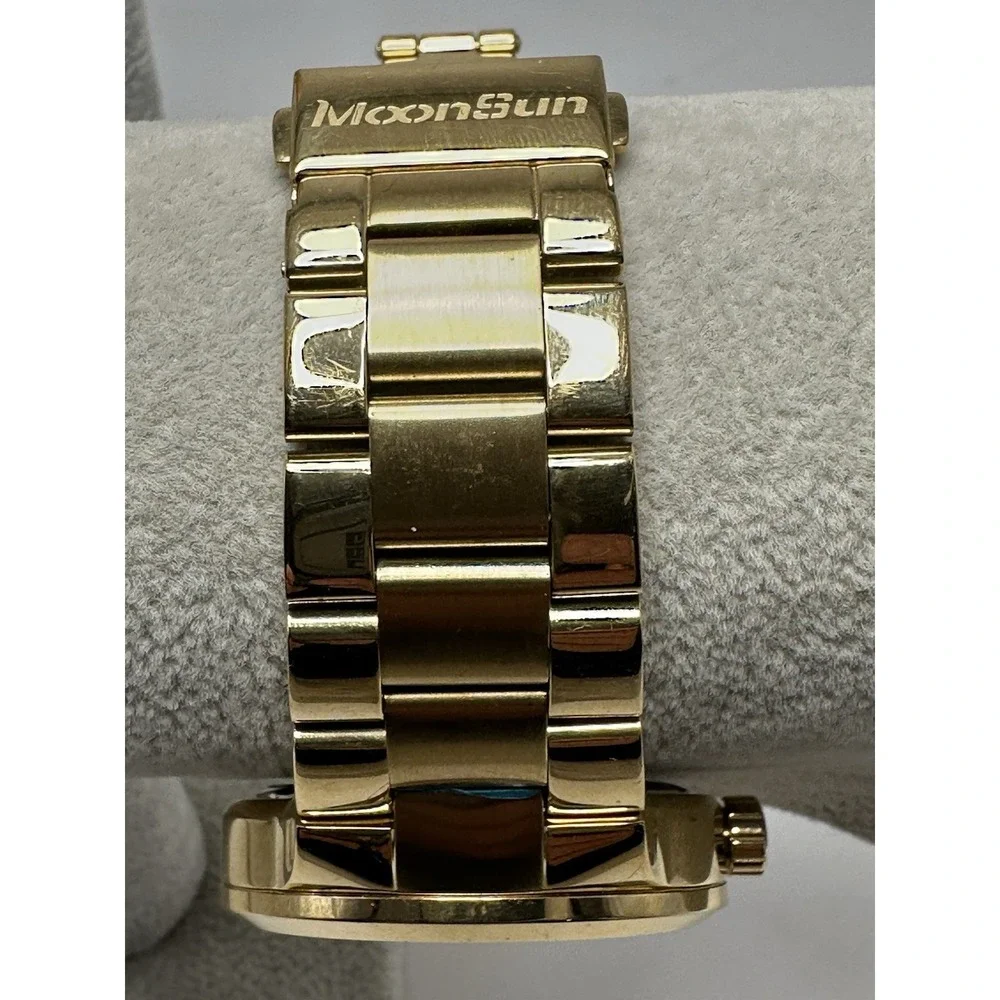TechnoMarine TM-117023 Moon Sun‎ New Battery Mens Watch 44MM 5.75